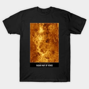 High Resolution Astronomy Radar Map of Venus T-Shirt